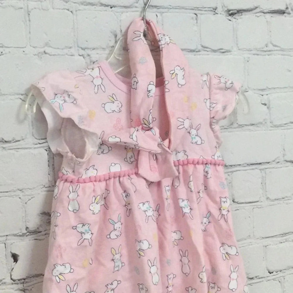 Little Me Easter Bunny Dress with Headband - Picture 2 of 7